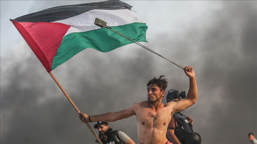 Vosotros sois muy jóvenes y no lo recordaréis, pero el 30 de marzo de 2018 los palestinos convocaron una protesta pacífica llamada la Marcha del Retorno donde reivindicaban el derecho a volver a sus hogares.

El primer día de protestas frente a a la frontera de G*z* e Israel los