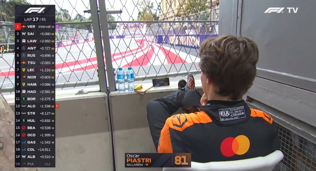 Ahshhaha rönesans tablosu gibi piastrinin şu görüntüsü #azerabaijanGP