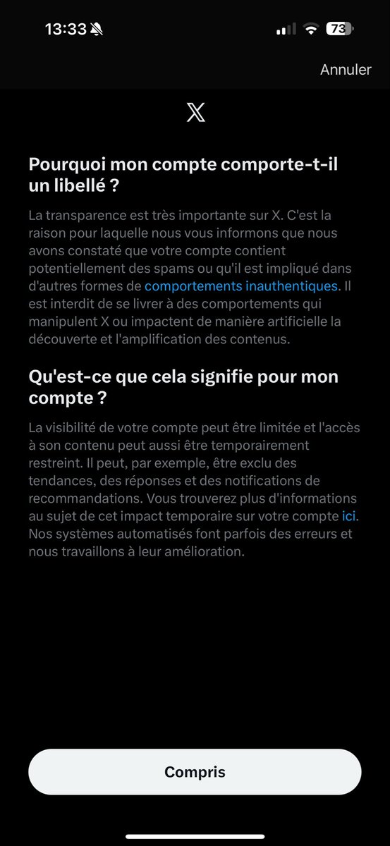 J’vous ai pas unfollow jsuis juste punie
