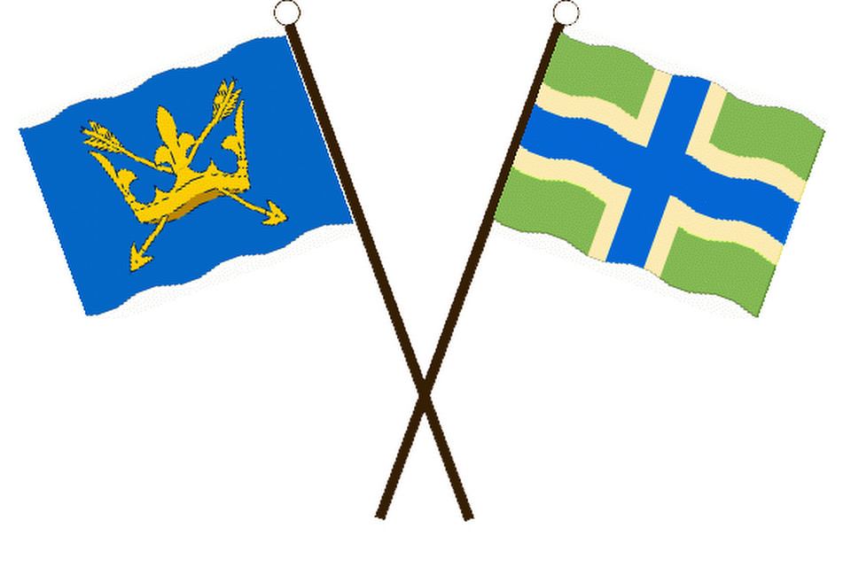 Suffolk flag tweet media