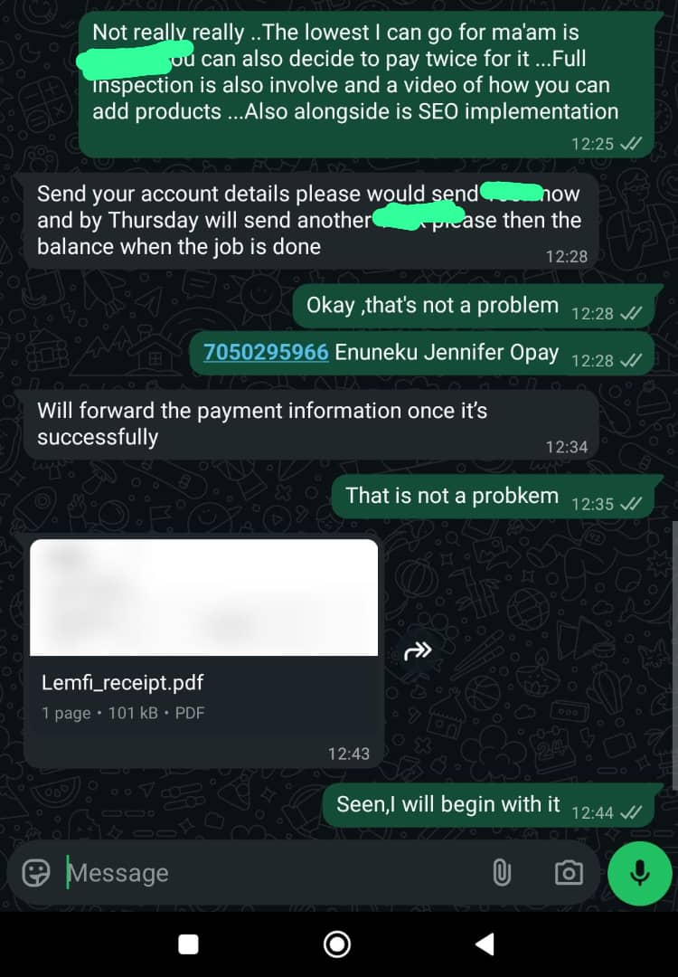jenniephare's tweet image. I just got an international gig (The U.K) from a referral from a previous client ....A website redesign...The previous developer abandon her website and she messaged me for a redesign and proper integration...See you in 2 weeks time