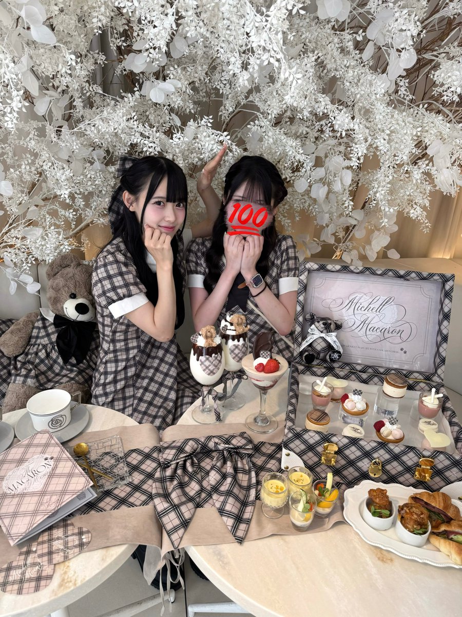 lxow67_'s tweet photo. 🎀 #ももなんにおくりもも 🎀
お揃いコーデだった🍓
感想ALT⸜(* ॑꒳ˆ* )⋆*☆
 #michellMacaron https://t.co/tb5ARDdRqp