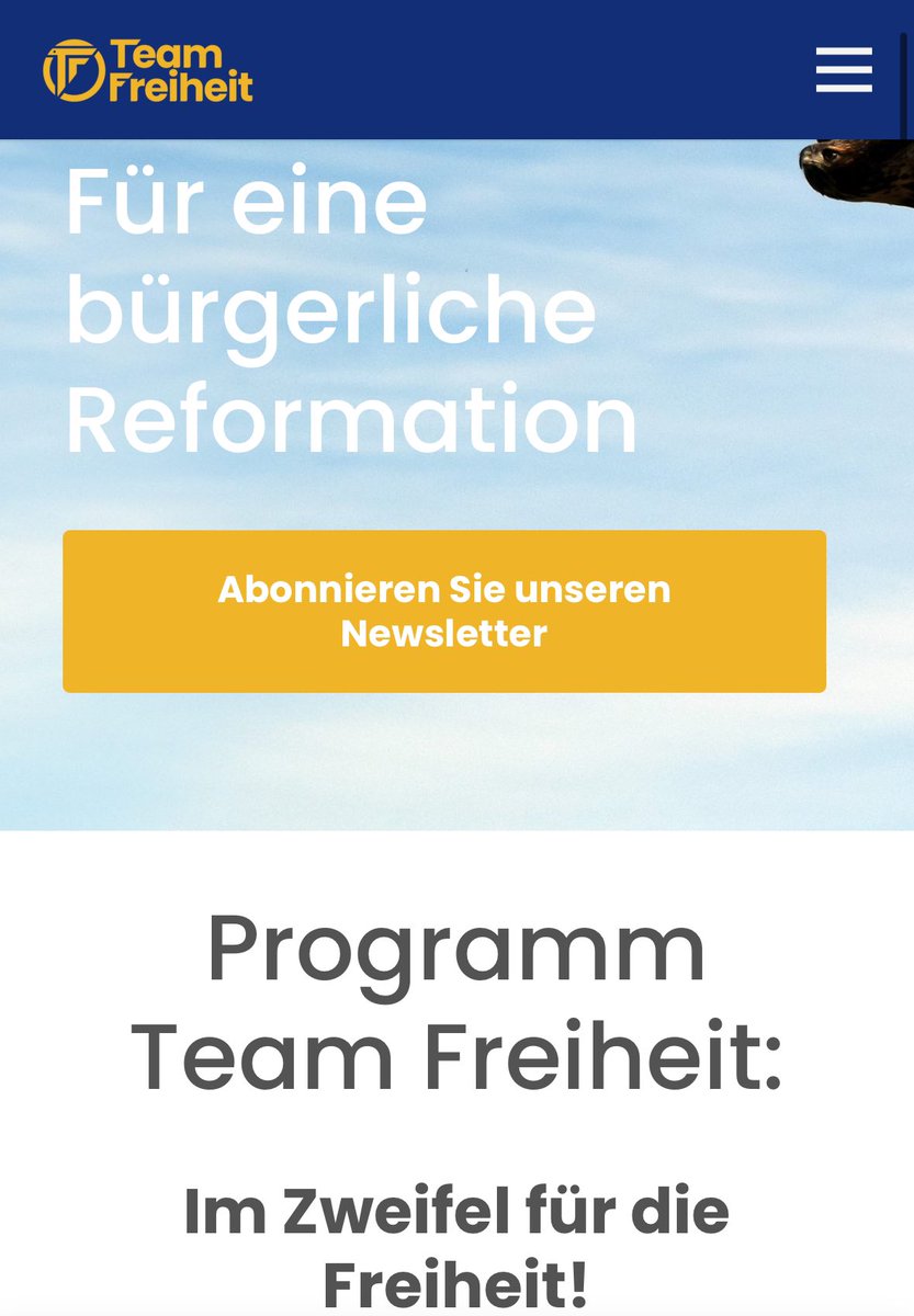 rosenbusch_'s tweet image. Frauke Petry hat Thomas Kemmerich (der fast-MP von der FDP, der rückgängig gemacht wurde) als Vorsitzenden des neuen „Team Freiheit“ gewonnen.
Es gibt auf der Homepage des „bürgerlichen“ Team Freiheit einen Reiter namens „wozu“. 16 Punkte:

Kein einziges Sterbenswörtchen zu den…