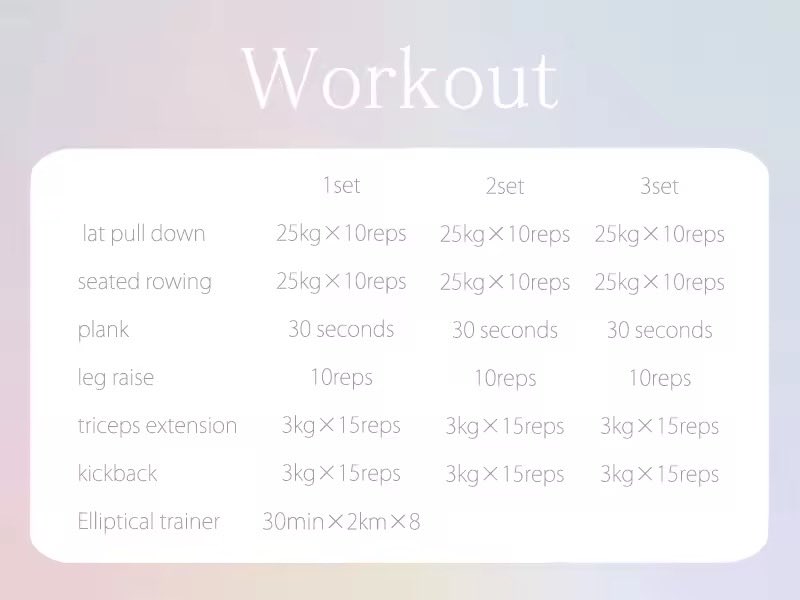 筋トレ+有酸素

今日上半身！
明日は下半身の予定！！

#筋トレ垢
#筋トレ女子 
#筋トレ
#ダイエット