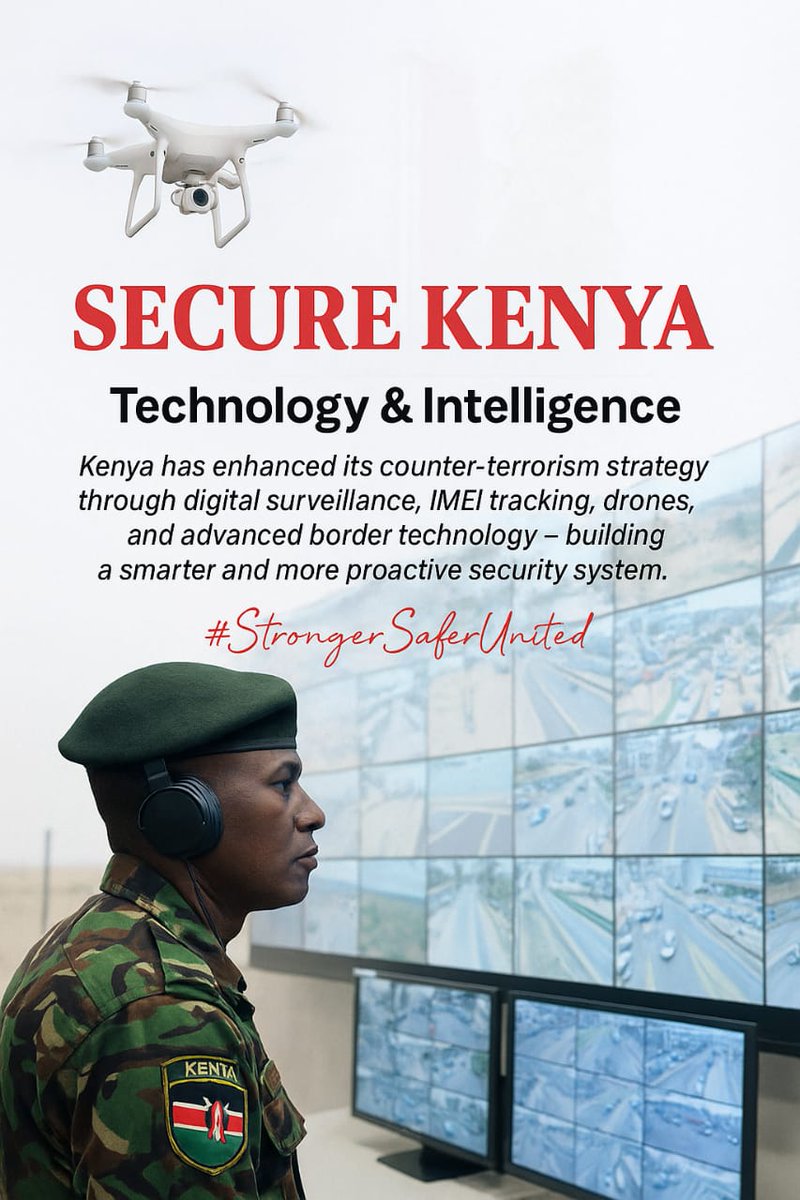 KENYA UNBOWED:

12 years after Westgate, Kenya stands unbowed in the War On Terror. Our unity, vigilance, and strength shine through, ensuring a safer tomorrow. 

#SecureKenya
#UnmaskingTerrorism