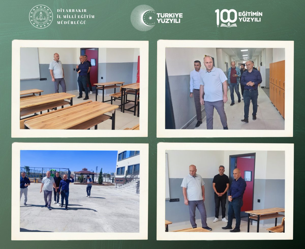 🏫 İl Millî Eğitim Müdürümüz Sn. Salih Sadoğlu, hafta sonu Bağlar İlçe Millî Eğitim Müdürü Sn. Mehmet Kantar ile birlikte Bağlar Oğlaklı bölgesinde yapımı tamamlanan yeni okullarımızı yerinde inceledi.

📌 Depremzede ailelerin yoğun göç ettiği bölgede artan derslik ihtiyacını
