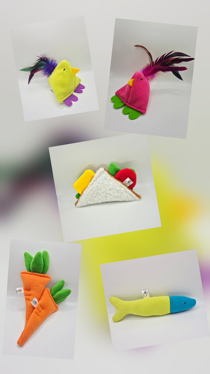 Lots of new toys added to my shop and if you use the code SAVE20 you will get 20% until Monday ! 
clasicats.etsy.com
#CatsOfTwitter 
#CatsOfX 
#cats 
#CatsOnTwitter 
#etsyshopuk
#catnip
#catmum
#bestcattoys