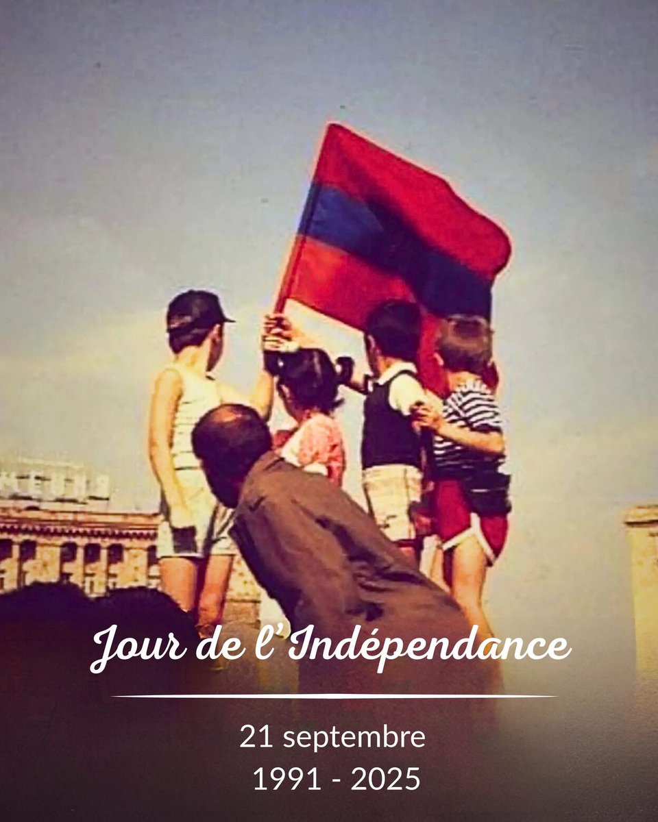 Aurore Bruna (@aurorebruna1) on Twitter photo Bonne fête de l’indépendance à la République d’Arménie 🇦🇲 
Aujourd’hui, nous honorons le courage et la détermination d’un peuple qui a choisi de bâtir son avenir en toute souveraineté. <a href="/agbu/">AGBU | #StopArtsakhGenocide</a> 
#armenia #independanceday Bonne fête de l’indépendance à la République d’Arménie 🇦🇲 
Aujourd’hui, nous honorons le courage et la détermination d’un peuple qui a choisi de bâtir son avenir en toute souveraineté. <a href="/agbu/">AGBU | #StopArtsakhGenocide</a> 
#armenia #independanceday