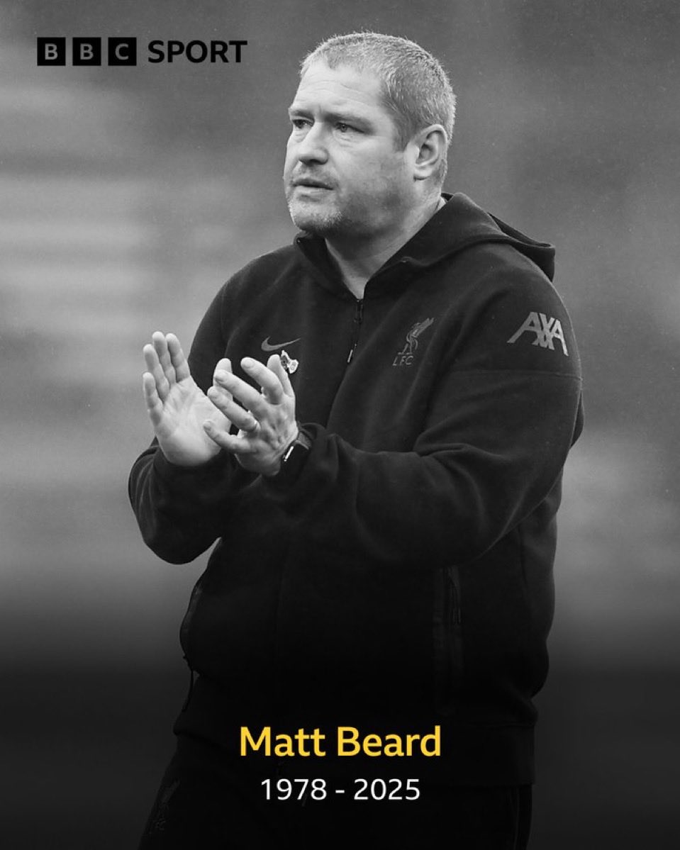 Such unbelievably sad news, Matt was such a kind and genuine man and an extremely talented Coach. My thoughts are with his family and friends RIP mate.