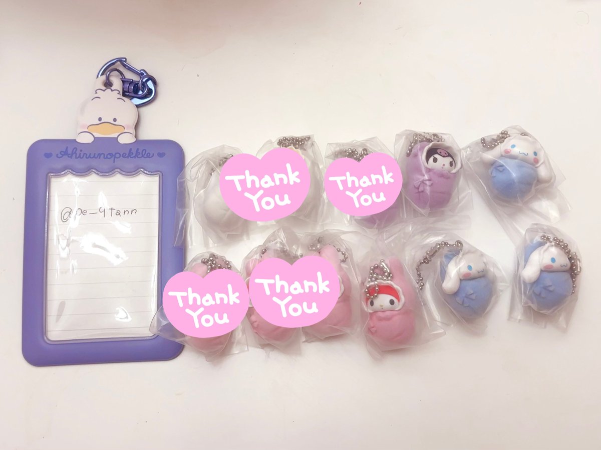 【交換】サンリオ おくるみベイビーマスコット3 ガチャ 

【譲】クロミ１シナモン3 マイメロ1

【求】あひるのペックル

ハーモニーランド手渡しor郵送希望
まとめての方優先させていただきます
検索からもお気軽にお声がけください！