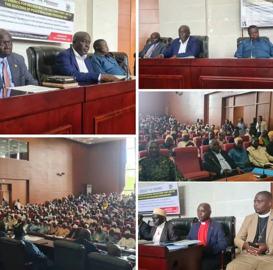 Proud to have attended a vital conference at President's Office (Conference Hall), where we reviewed Uganda's strides against terrorism, extremism, and trafficking. 

I extend hearty thanks to Hon. Maj. Gen. <a href="/otafiire_k/">Kahinda Otafiire</a> for his dynamic leadership, Ambassador Dr. #AhmedKisuule,