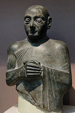 It is characteristic that the name of the ruler of Gudea, which in the Sumerian text is a tetramorph, is translated into Akkadian as nabi'um ‘prophet'.