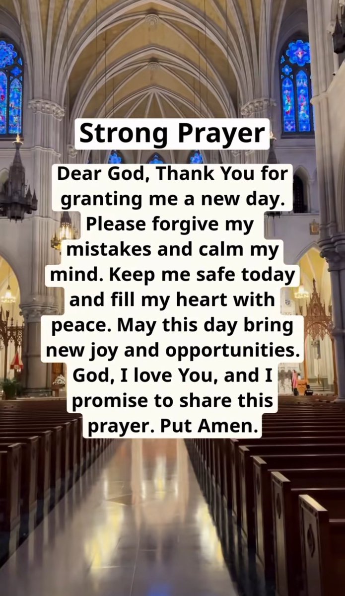 Strong prayer