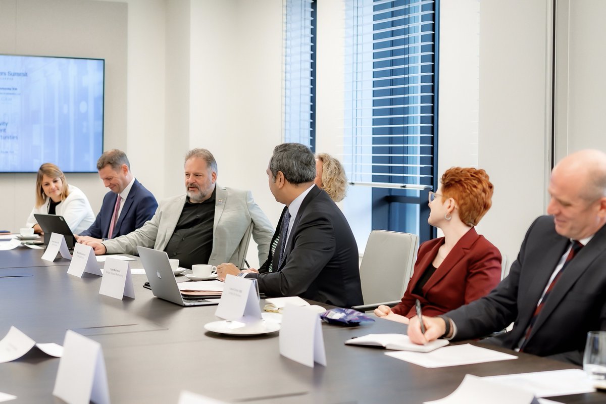 At our Leaders Summit in #London, we discussed key factors for driving #growth: #productivity, #competitive #regulation, and #infrastructure for the #AI industrial revolution that advances science, transforms industries, and creates new #economic opportunities. 
#GSPLeadership