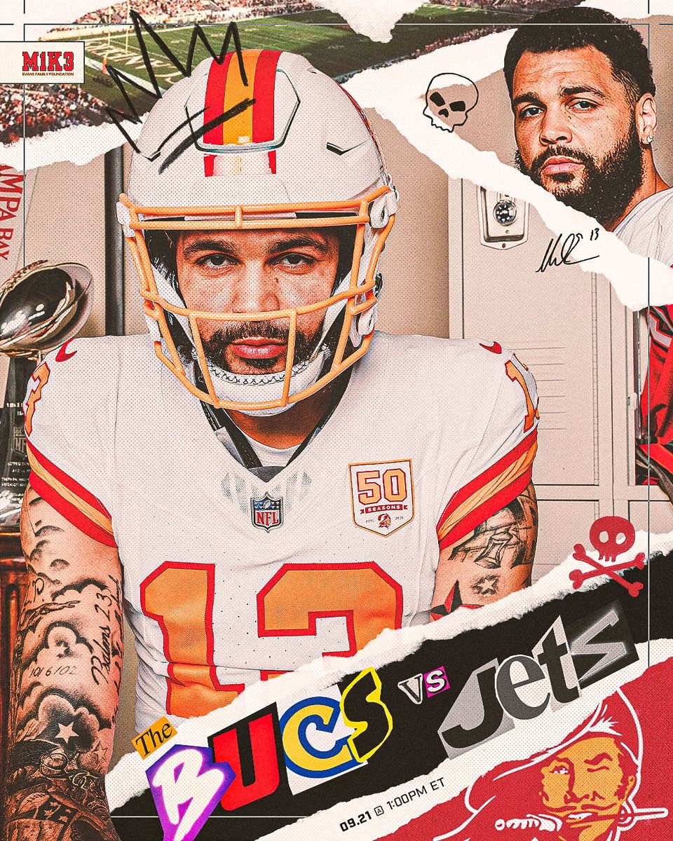 Home Opener. Debut of the '76 Jersey. Let's do this 🔥

#NYJvsTB | #GoBucs 

<a href="/MikeEvans13_/">Mike Evans</a> | <a href="/Buccaneers/">Tampa Bay Buccaneers</a>