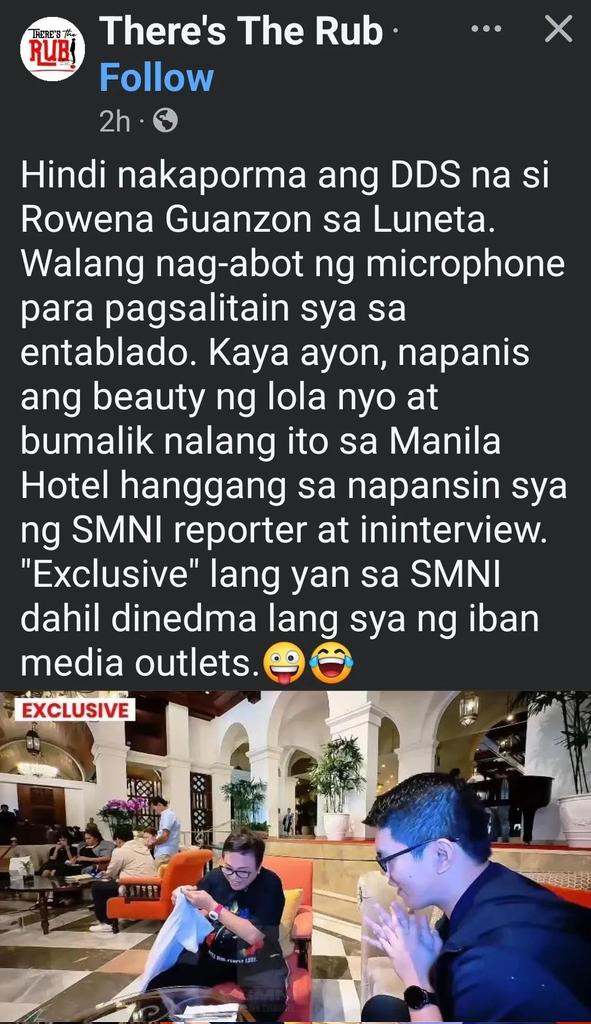 Mel_Chor2021's tweet photo. Define "irrelevant".

Answer: Rowena Guanzon
😁 https://t.co/GVRK0r34iG