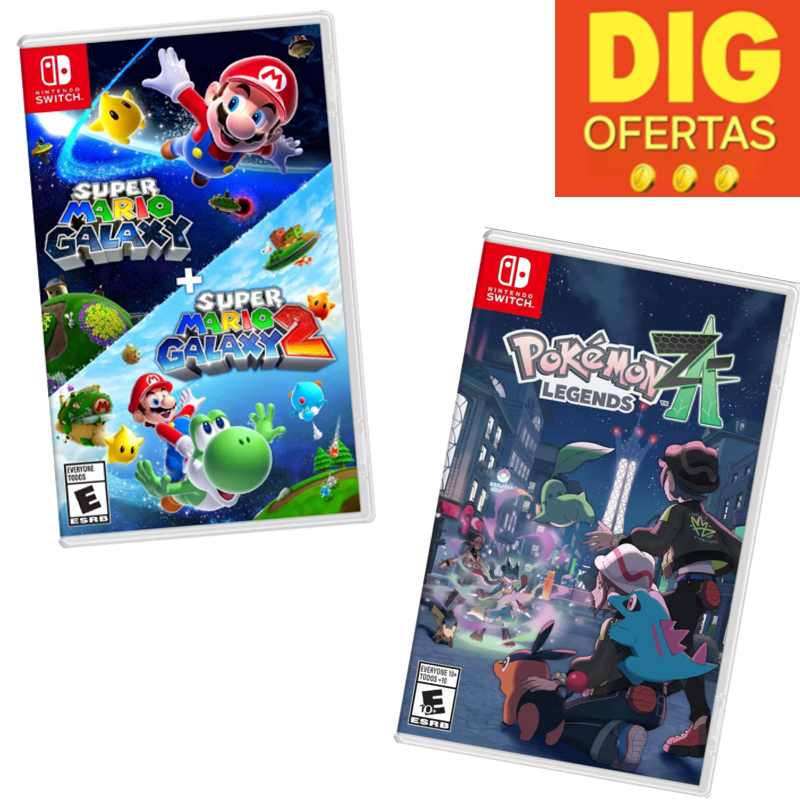 ⚠️ CUPOM RELAMPAGO PRÉ-VENDAS ⚠️
      🚚 Frete Grátis
         🛒Faça sua compra aqui: bit.ly/DIGOFF20

POKEMON LEGENDS Z-A
💳 De R$ 349 por R$ 279

SUPER MARIO GALAXY 1 + 2
 🇧🇷 Jogo em português
💳 De R$ 399 por R$ 339