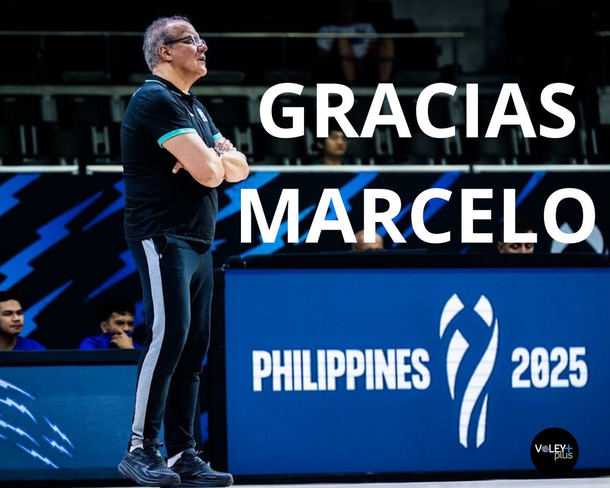 Santiago Gabari (@santiagogabari) on Twitter photo Marcelo, un tipazo que llevó a la Selección a la élite mundial con medallas. Un Profesor que inspiró a miles de pibes/as con un vóley agresivo y sin jugadores de 2mts.
Se va el mejor DT de la historia de la Selección Argentina 🇦🇷 y TOP 5 de clubes.
¡Gracias <a href="/marcemendez1964/">Marcelo Mendez</a>! Marcelo, un tipazo que llevó a la Selección a la élite mundial con medallas. Un Profesor que inspiró a miles de pibes/as con un vóley agresivo y sin jugadores de 2mts.
Se va el mejor DT de la historia de la Selección Argentina 🇦🇷 y TOP 5 de clubes.
¡Gracias <a href="/marcemendez1964/">Marcelo Mendez</a>!