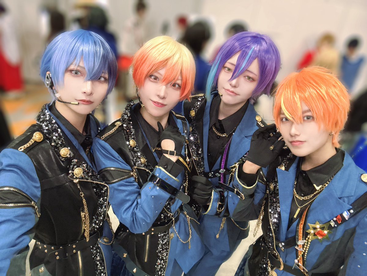 キミセカ売り子楽しかった〜🌟‼️‼️‼️‼️フュ〜〜〜ジョン神高男子でした⚡️
#prsk_cos