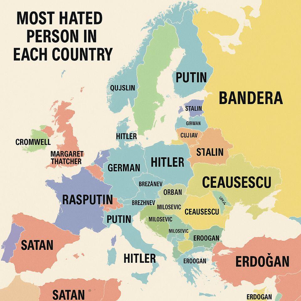 Найбільш ненависна людина за версією штучного інтелекту)