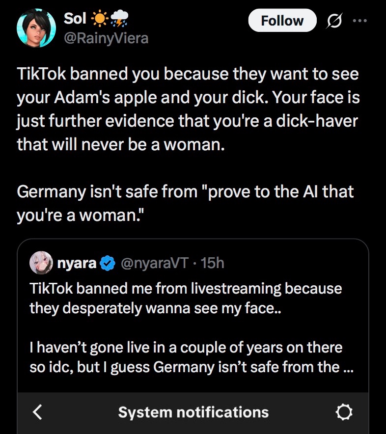 Everybody has an adam’s apple, it came with your fucking ability to swallow

Also leave my dick out of your mouth