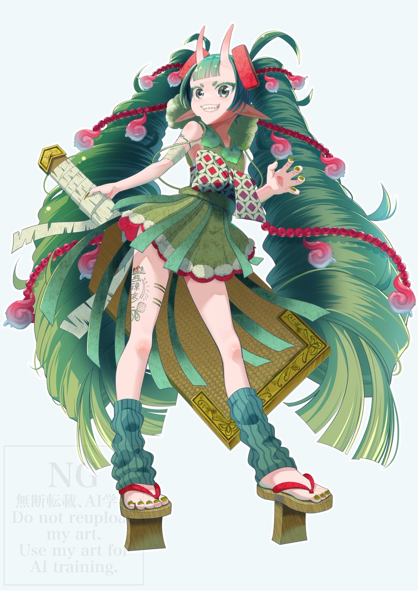 調味料擬人化のイラコンに提出したわさびちゃん🍣

#擬人化 #山葵  #調味料 #イラスト #illust #illustration #絵柄が好みって人にフォローされたい