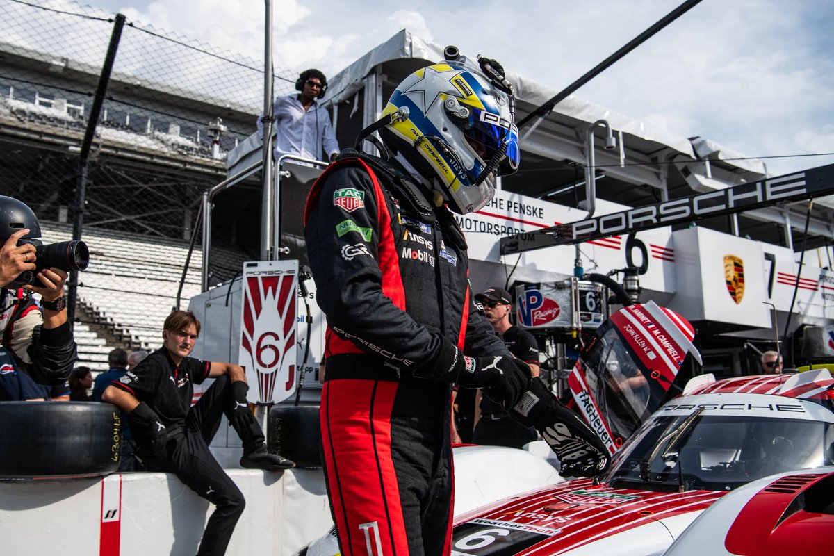 Rolling off P4 later today for the <a href="/IMS/">Indianapolis Motor Speedway</a> #BattleOntheBricks 🧱 Looks to be a chance of mixed conditions at times so let’s see what the 6h has install <a href="/PorscheRaces/">Porsche Motorsport</a>… All links in bio #TeamPorsche