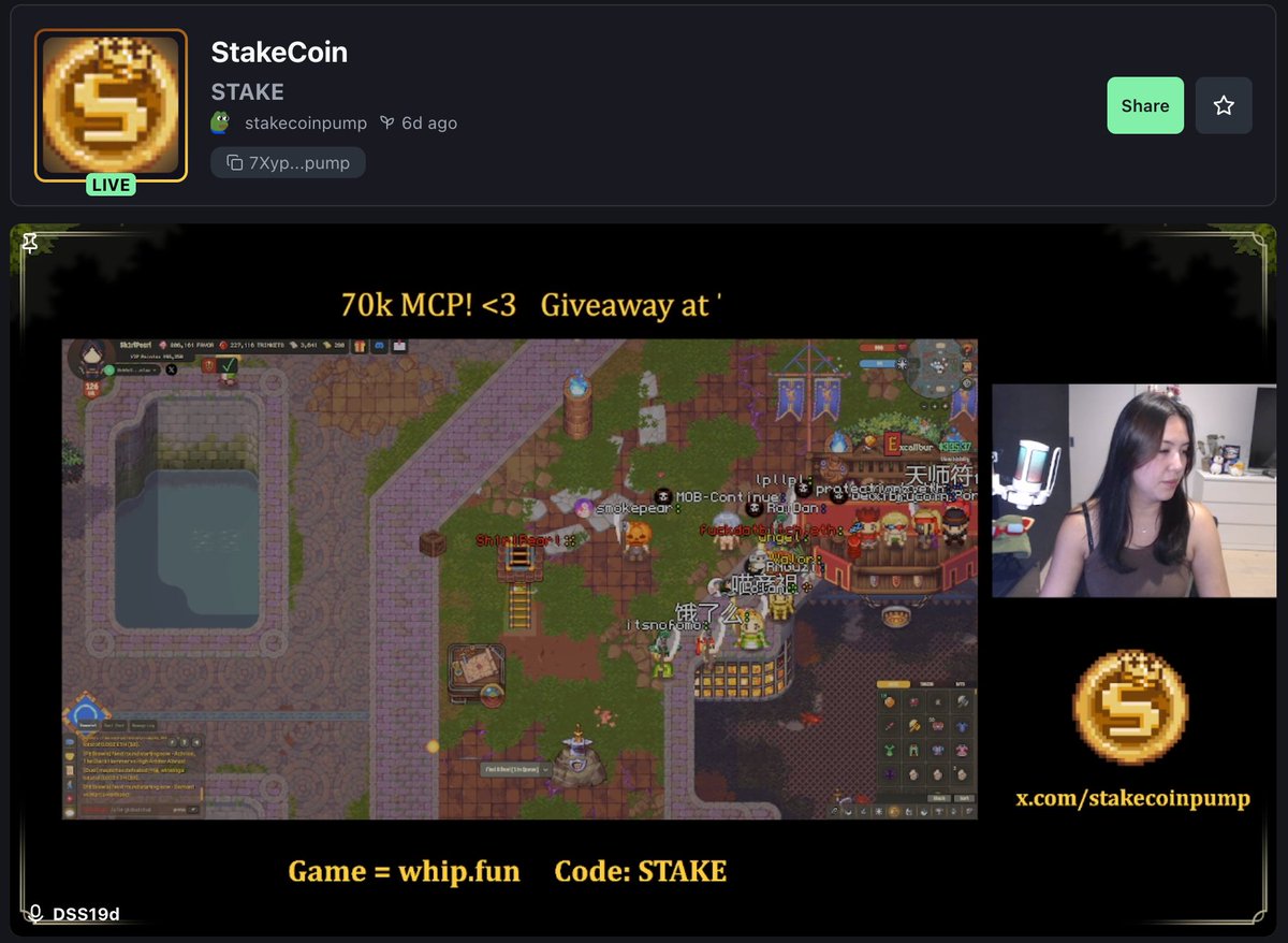Stake Coin tweet media