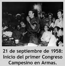 AlfreMene37409's tweet photo. El 21 de septiembre de 1958. Inició el primer Congreso Campesino en armas.
#CubaViveEnSuHistoria #LatirAvileño @JHGcasanova @MMarreroCruz https://t.co/0XG4pEjIOY