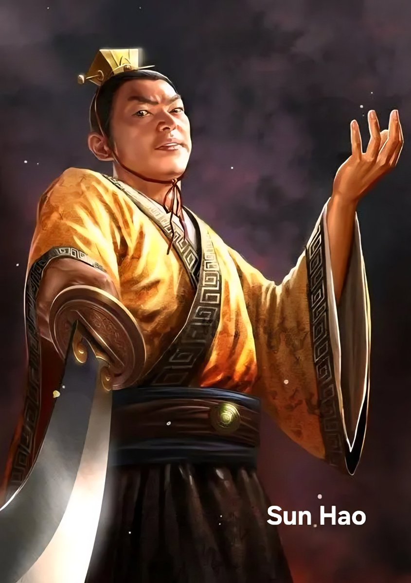 سؤال يراودني:
بالنظر لSun Hao ومدح Wan Yu وPuyang Xing له في بداياته انه ذكي وفطن ولين، كان يبدوا خيار منطقي لخلافة Sun Xiu لكنه سراعاً ماتحول لكابوس ادى الى نهاية Wu.
هل طفولته المشتتة والبيئة السياسية السامة اللي كبر فيها وغياب مستشارين كفئ (عكس بدايات جده) دفعه للديكتاتورية؟🧐
