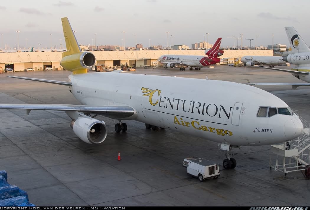 Centurion Air Cargo
Douglas DC-10-30(F) N614GC Line #137
MIA/KMIA Miami Intl Airport
March 7, 2008
Photo credit Roel Van der Velpen 
#AvGeek #Aviation #Airlines #AvGeeks #Douglas #DC10 #MIA <a href="/iflymia/">Miami Int'l Airport</a> #Miami #CenturionAirCargo