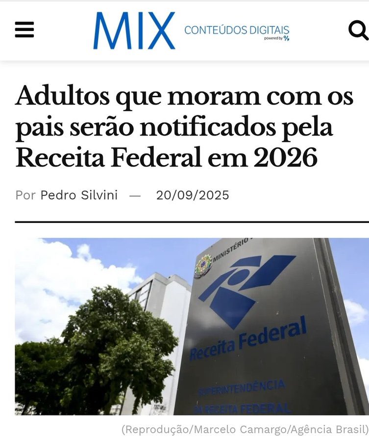 O governo não cria riqueza, apenas confisca. Agora, até quem mora com os pais será alvo da Receita. Não é imposto novo — é o cerco fiscal contra a liberdade. Estado grande invade até sua casa. #Liberdade