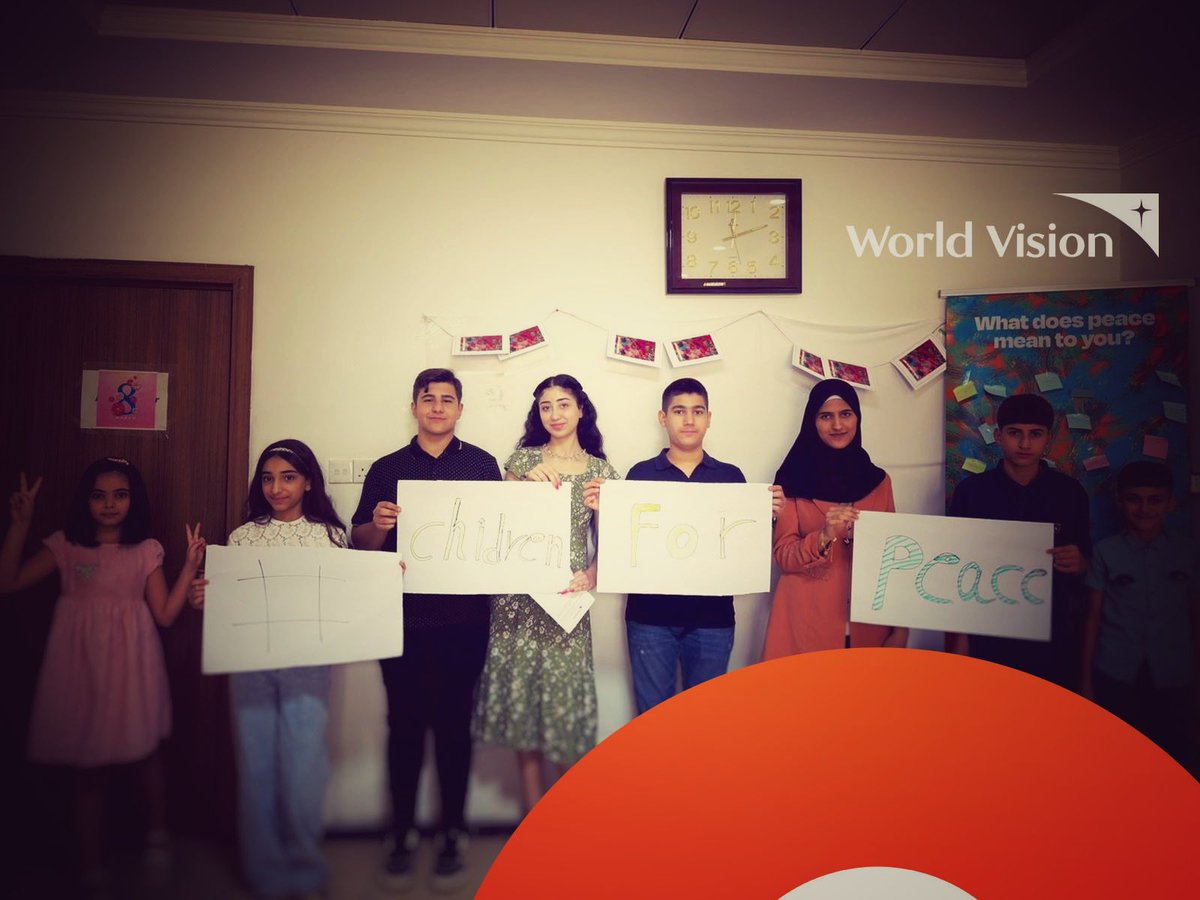 From Kirkuk, children launched Iraq’s Peace Manifesto: Peace is safety, love, respect, justice &amp; tolerance. Faith leaders &amp; educators joined to listen. Despite conflict &amp; displacement, young voices bring hope. Full manifesto out tomorrow.
#InternationalPeaceDay #ChildrenForPeace