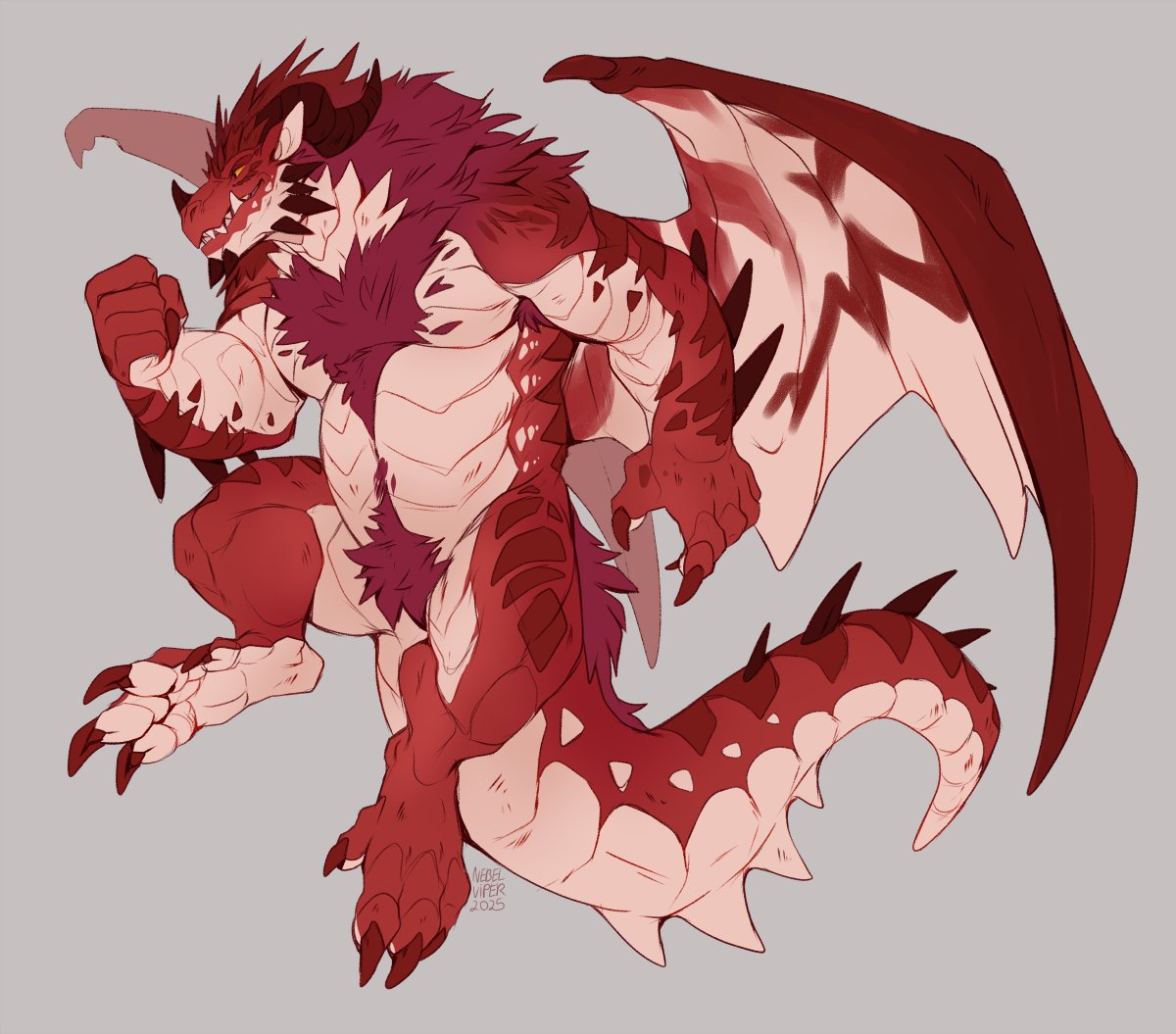 an experimental sketch warm-up from some days ago, messing around with different brushes and slightly more cartoony styles
@/zartersus' character!