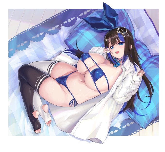 #夏が終わりそうだし今年描いた水着絵を貼ろう