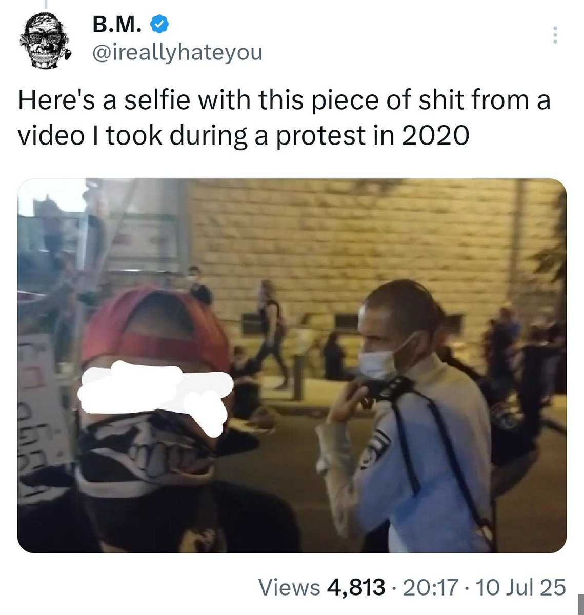 Just a reminder: Chief Torturer Kobi Yaakobi, head of the Israeli Concentration Camp Service, still does not have his own English Wikipedia page. At least 15-20k Palestinians have been tortured under his command in Israel's various torture facilities.