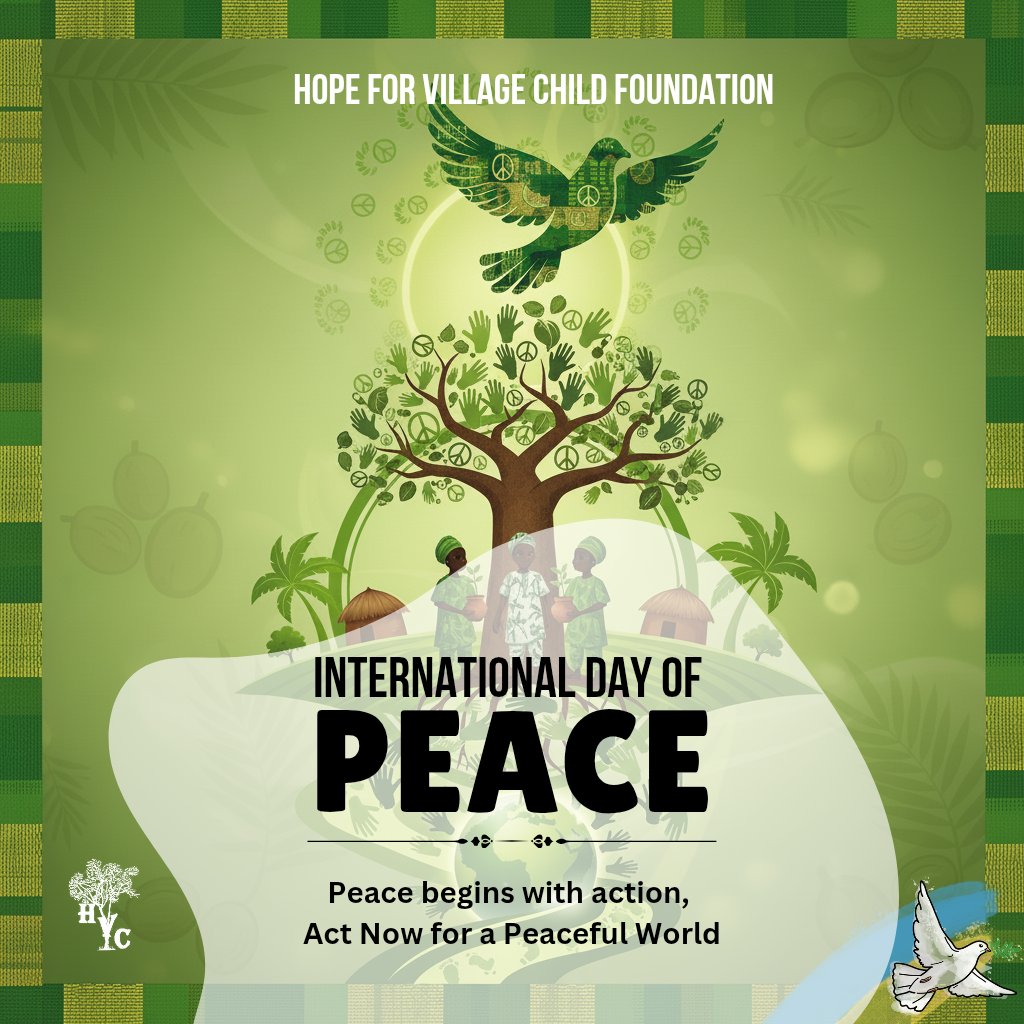 HVCFoundation's tweet photo. Today, on International Day of Peace, we join the world to reflect on this year’s theme: “Act Now for a Peaceful World.”

Peace begins with how we live, treat one another, and stand against inequality, discrimination, hate, and misinformation.🌿🕊️

#ActNowForPeace #PeaceDay #HVCF https://t.co/qaQTqLli1L