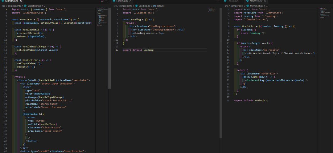 CodeWithBeerah's tweet image. Day 21  #30DaysOfCode 
Built a Movie Search App!

✅ API (OMDb)
✅ Instant search + poster grid
✅ Loading states + error handling
✅ Responsive + fallback images

music-search-rho.vercel.app

#React #API #MovieSearch #WebDev #BuildInPublic #WomenInTech