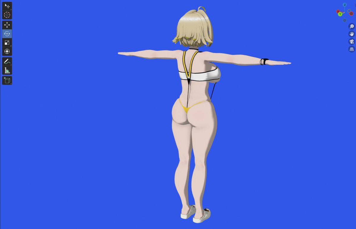 今日の進捗
夏も終わっちゃったので、これにて完成！

#NIKKE #エレグ #Elegg #b3d