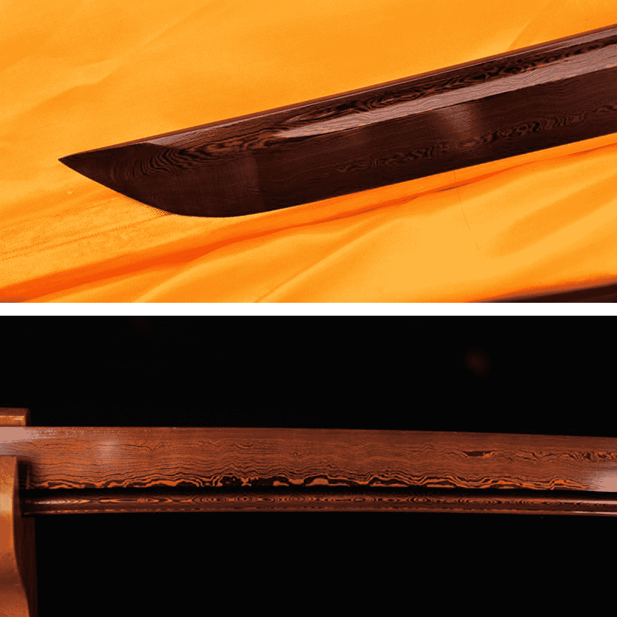 abswords's tweet photo. New Katana released：Black &amp; Red Damascus Japanese Katana – Handmade Oil-Quenched Full Tang Blade olded 13 times to enhance its strength and durability#absword #katana #japanesekatana
https://t.co/8542fsVWcK https://t.co/1UvZ1sKwq4
