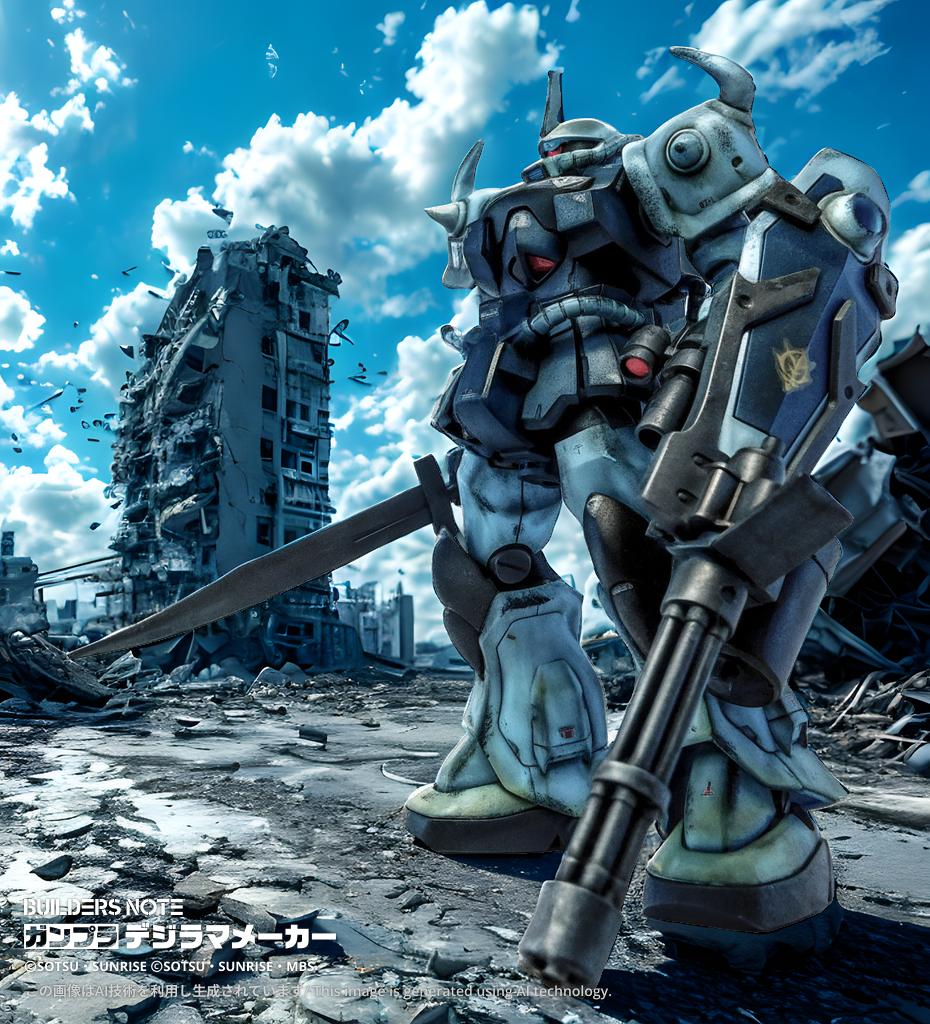 unyao2's tweet image. グフカスタム
#ビルダーズノート #ガンプラデジラマメーカー #AIデジラマ #ガンプラ gn-app.com/posts/4022b1b1…