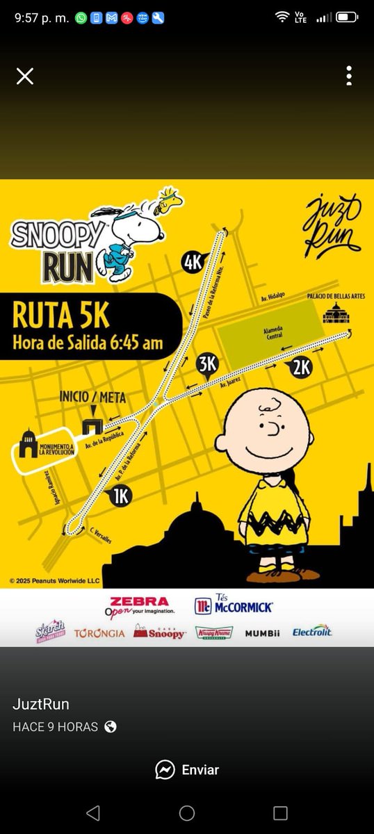alfalfa40's tweet photo. #ULTIMAHORA el @GobCDMX y la @AlcCuauhtemocMx cancelan la carrera de #snoopyrun sin dar motivos a los competidores  @nmasforo @nmas @87punto3 @Carloszup @IrvingPineda @lupitamadrigal1 @ClaraBrugadaM #CDMX https://t.co/pNCjUg1WHP