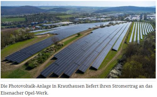 Kl_Stone's tweet image. #PV-Freiflächenanlage für #Opel-Werk in #Eisenach

In der Gemeinde Krauthausen (Thüringen) wurde eine 20 MWp PV-Anlage fertiggestellt und mit einer 7km langen Direktleitung mit dem Abnehmer, dem Opel-Werk in Eisenach, verbunden.

Der erwartete...

1/2
pv-magazine.de/2025/09/17/pho…
