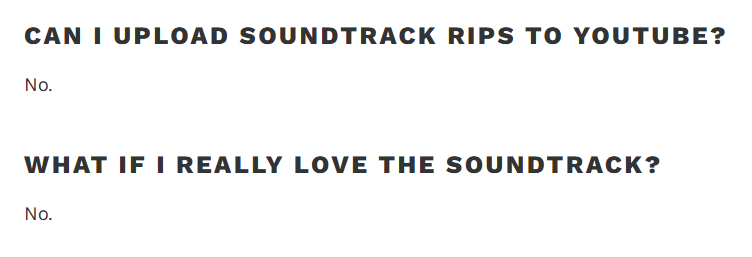 TheOneMoonster's tweet photo. (1/8)

Then what exactly is the reason for the take-down?

According to the rules, only reuploads get copyright-struck/taken down. Covers/remixes/alternate versions are ENCOURAGED. So why exactly are you suddenly against fantracks? https://t.co/Gyp4YDYqc9