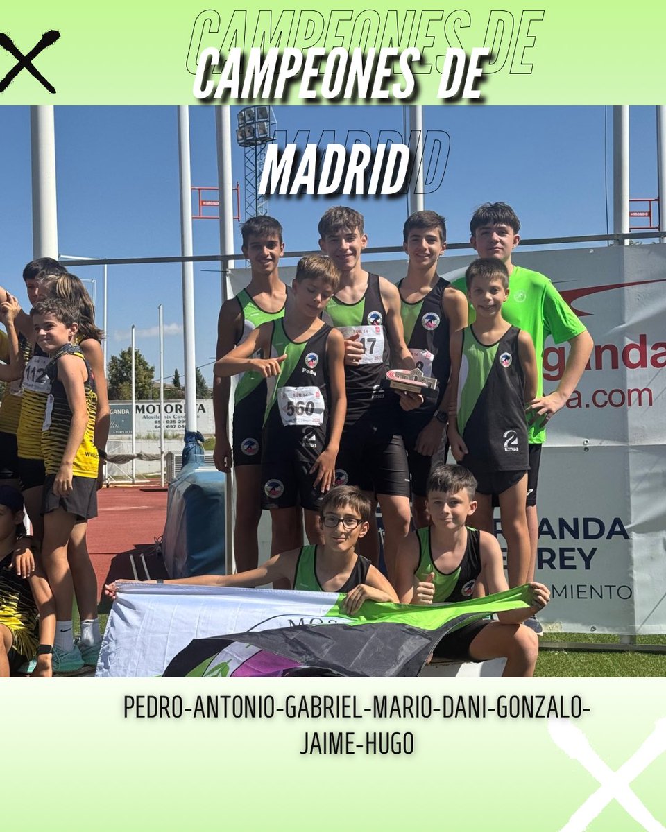 CAMPEONES DE MADRID DE CLUBES SUB14.

Grande nuestros chicos proclamándose CAMPEONES 🥇de Madrid. 
También pase directo al Campeonato de España que se celebrará en Nerja el mes que vienes
