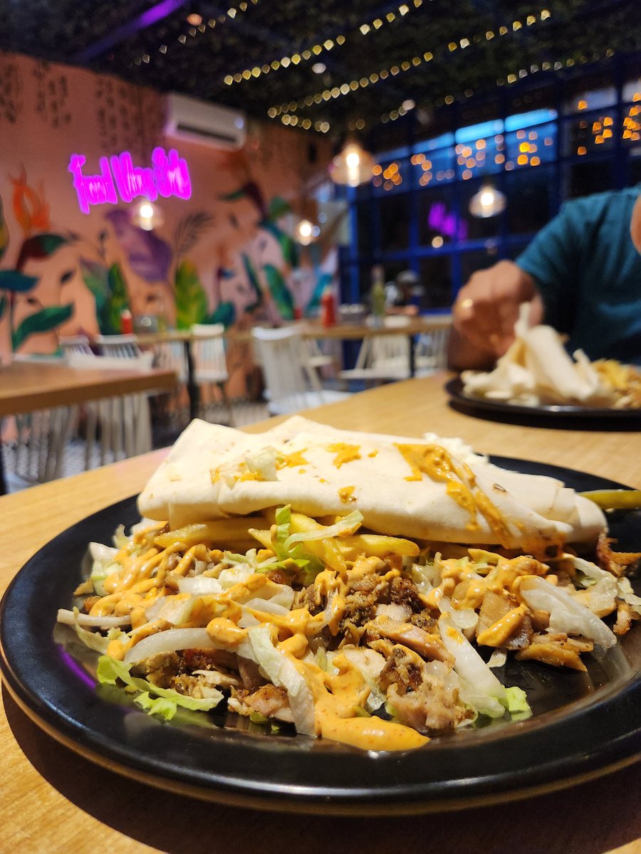 CodeReelJunkie's tweet image. The name &quot;shawarma&quot; comes from the Turkish &quot;çevirme&quot; meaning &quot;turning&quot; - it refers to meat slowly rotating on a vertical spit. The word evolved in the Arab world to &quot;shawarma.&quot;

#shawarma #foodlovers #Foodie