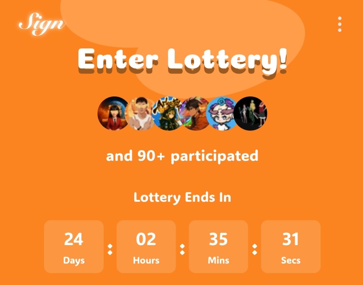 Already entered the Lottery 🧡👁️👅👁️🧡