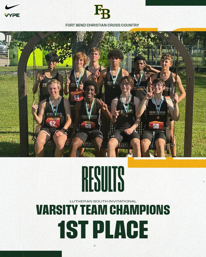 Boys XC team is on 🔥🔥🔥🔥
Another One 🥇🏆
Congratulations Boys 1st Place Team <a href="/lsaathl/">LSA Athletics</a> XC Meet. <a href="/ElijahSavage26/">Elijah Savage</a> and AJ West finished 1-2 at the meet. 
#FORHISGLORY

RESULTS;
athletic.net/CrossCountry/m…
