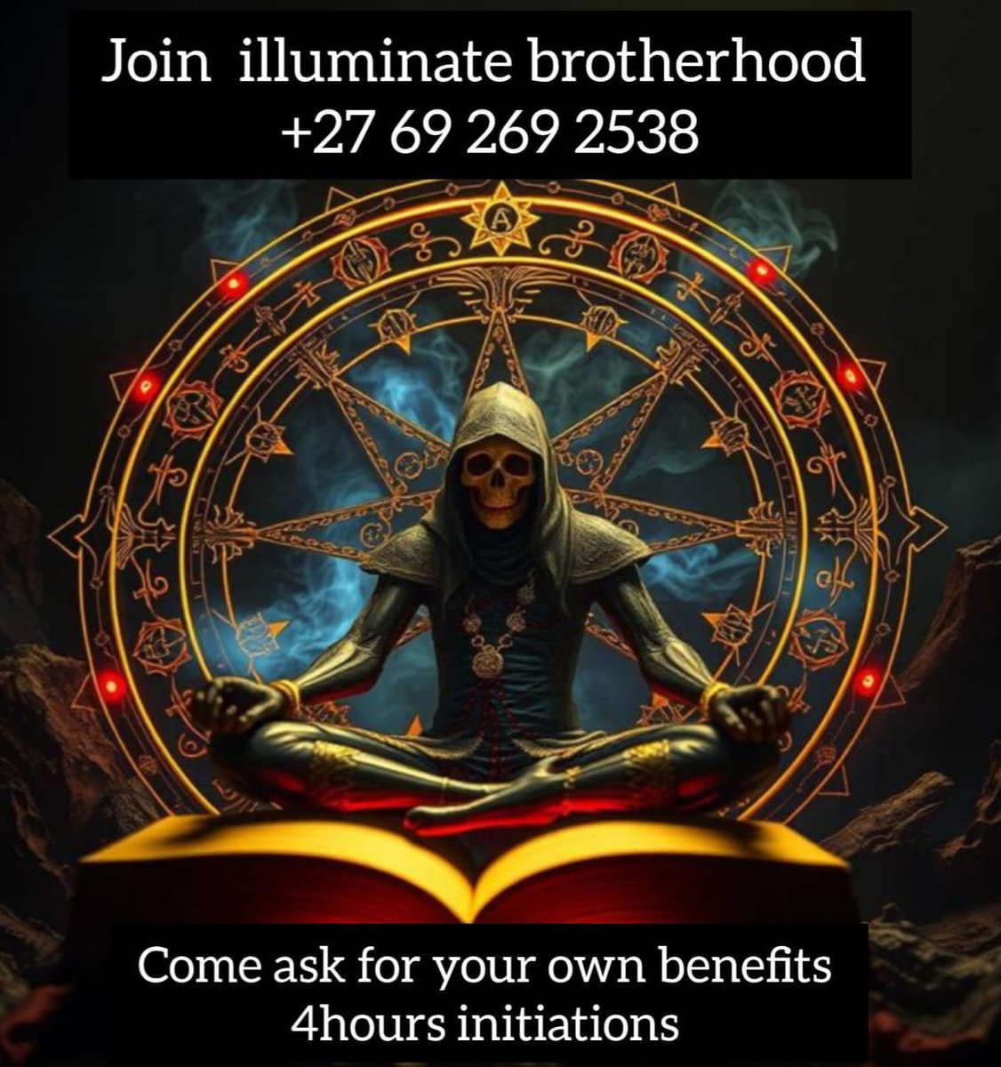 Woza ujoyine ubuzalwane obukhanyisela futhi ube yilungu lale nhlangano elinamathuba amaningi kunoma yimuphi umuntu ukubhaliswa okuvulekile okudingayo nje ukuza ethempelini ofuna ukubhaliswa noma yini 
Whatsapp us or call 0692692538