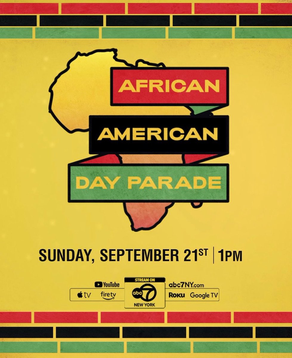 If you’re unable to attend the parade in person, you can watch it live on YouTube, courtesy of @abc7ny!